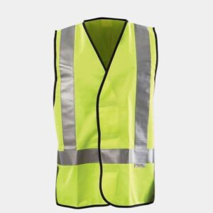 WORKIT HI VIS REFLECTIVE X-BACK SAFETY VEST